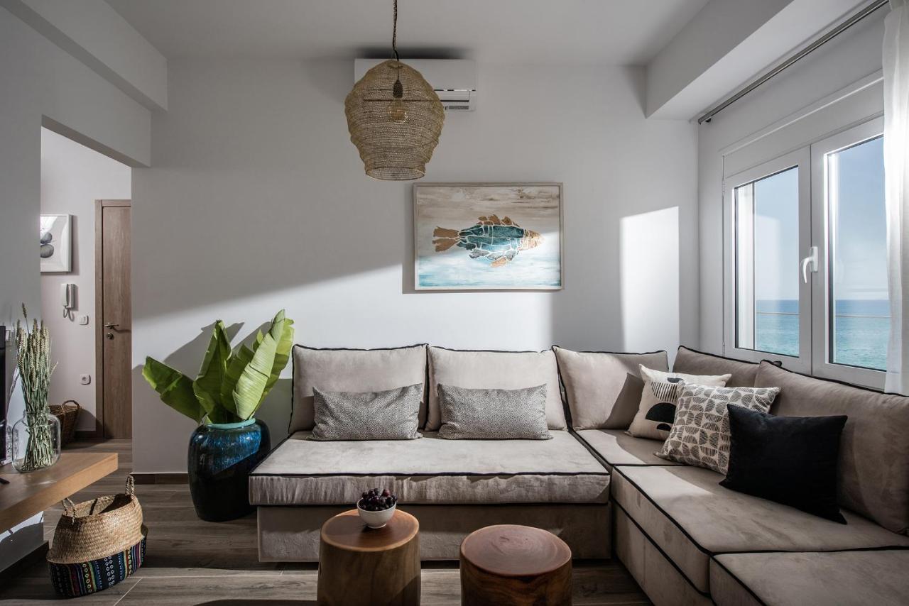 Khroma Luxury Suite 2 Beach Front Apartment Hersonissos  Exterior foto